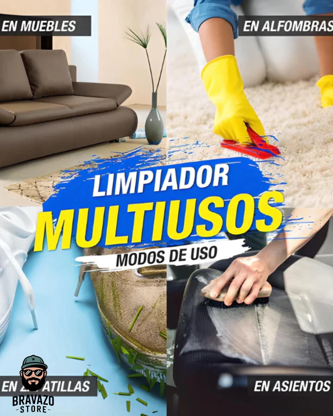 ESPUMA LIMPIADORA MULTIUSOS